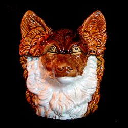 majolica fox box