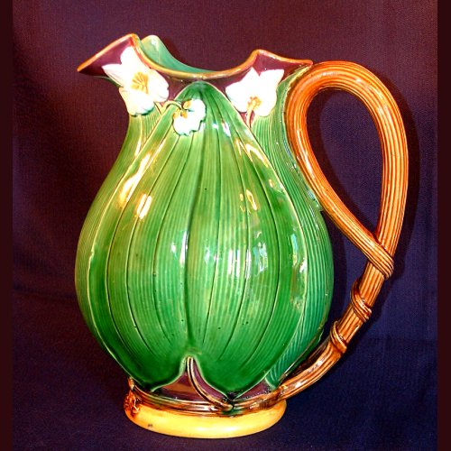 minton majolica pitcher