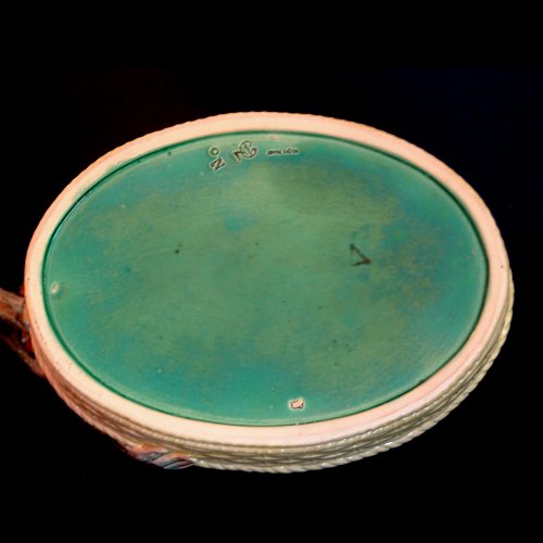 Minton majolica monkey dish