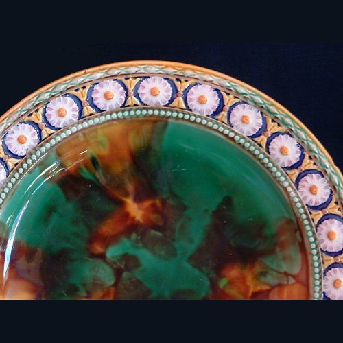 wedgwood stanley majolica plate
