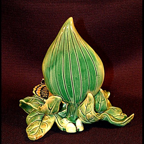 majolica g Jones vase